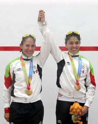 Samantha Terán y Karla Urrutia ganaron la medalla de oro. (Efe)