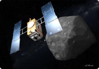 Hayabusa 2, que tardará unos 3 años y medio en alcanzar su objetivo, pretende recolectar esta vez piedras y arena del asteroide 1999JU3, que se cree que podría albergar agua y sustancias orgánicas. (JAXA)