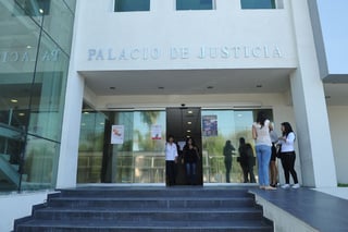 Asalto. La audiencia de formulación de imputación fue en el Palacio de Justicia.