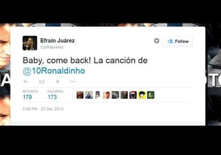 El tuit compartido por el futbolista de Rayados. (Especial)