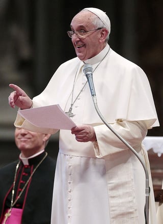 Mensaje. El Papa Francisco envió el tradicional mensaje papal en la misa de Nochebuena.