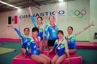 Las chicas de Gimnástico Laguna han tenido una destaca actuación durante las competencias que se realizaron en el año. 