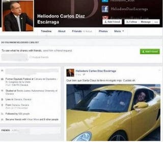 Usuarios de redes sociales y portales de noticias de Oaxaca tomaron “pantallazo” de la publicación, que el político retiró posteriormente. (Internet)