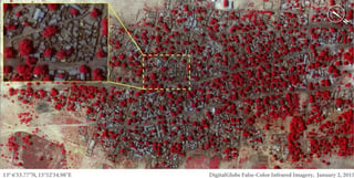 Satélite. Cientos de personas murieron el pasado 7 de enero en un ataque en Nigeria, en la imagen una fotografía satelital. (EFE)
