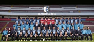 Los Gallos Blancos de Querétaro se tomaron la foto oficial para el Torneo Clausura 2015. (Twitter)
