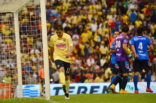 El defensa del América fue expulsado ante Puebla por meter gol con la mano. (jammedia)