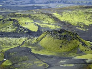 Lakagigar se encuentra al sur del país, en el Parque Nacional Skaftafell.