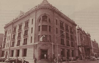 Edificio original del Banco de La Laguna en Torreón, Coahuila.