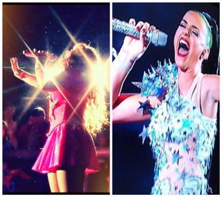 Los usuarios han relacionado las estrellas y el animado 'performance' de Katy Perry con lo que acostumbra a hacer 'La Reina de los Niños'. (Twitter)