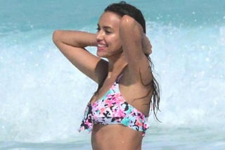 La supermodelo rusa Irina Shayk reapareció públicamente en Cancún, Quintana Roo. (INTERNET)