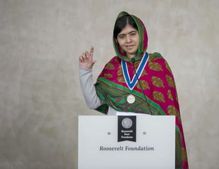 Secuestros. Malala pidió a la comunidad internacional no olvidar a las niñas nigerianas que fueron secuestradas. (ARCHIVO)