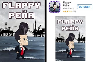 Flappy Peña está disponible en las tiendas móviles sin costo alguno. (APP STORE)