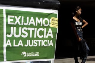 Piden justicia. El asesinato del fiscal Nisman despertó la indignación de la sociedad en Argentina. 