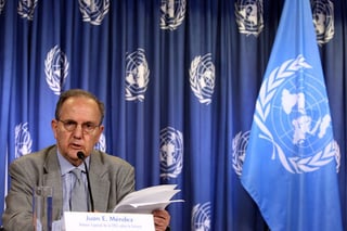 Tortura. El informe se entrelaza con la determinación de la ONU sobre las desapariciones.