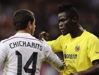 'Chicharito' disputó los últimos 10 minutos del encuentro. (EFE)