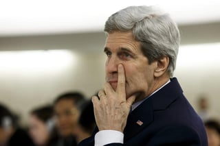 'No vamos a aceptar un mal acuerdo nuclear con Irán', afirmó Kerry en rueda de prensa en Ginebra. (EFE)