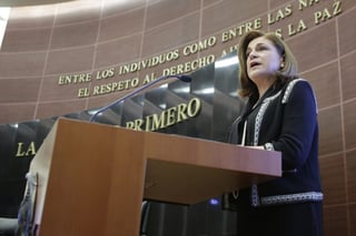 Puesto. Arely Gómez podría ser ratificada hoy en el pleno como nueva Procuradora General de la república.