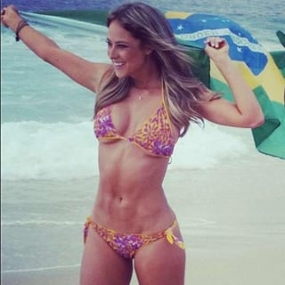 En Brasil fue considerada la reportera más sexy del Mundial.