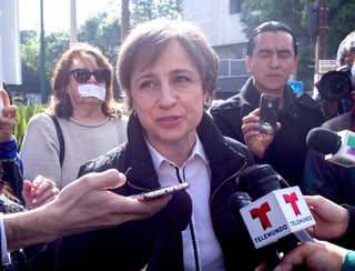 El vocero de la empresa señaló que con la salida de Carmen Aristegui MVS 'pierde a una gran periodista que merece nuestro respeto' pero aquí no hay espacio para individualidades. (Archivo)