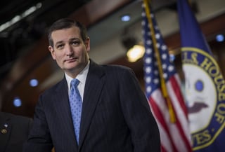 Candidato. A pesar de ser hispano, activistas de los derechos de los migrantes rechazan la postulacion del republicano Ted Cruz.