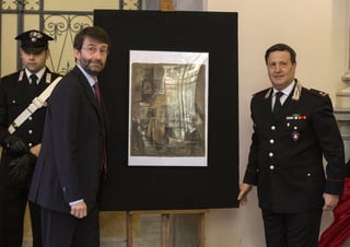 Investigación. La policía italiana recuperó una obra presuntamente robada de Picasso. 