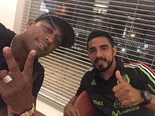 Escoboza y De Pinho coincidieron en las filas de los Rayos del Necaxa en 2013. (Instagram)