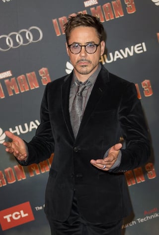 El actor, cantante y compositor estadounidense Robert Downey Jr., conocido a nivel internacional por dar vida al multimillonario 'Tony Stark' en la saga de 'Iron man', festeja su cumpleaños número 50 con el próximo estreno de la cinta 'Avengers: Age of Ultron' (Vengadores: La era de Ultron). (ARCHIVO)