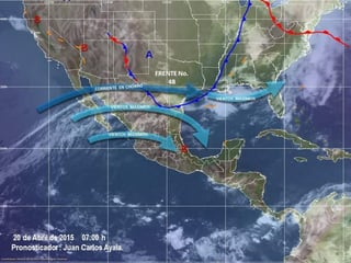 El frente frío 48 se extiende desde el norte de Tamaulipas hasta el norte de Chihuahua. (Cortesía)


