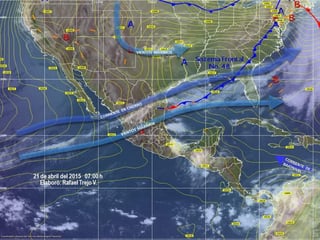 El frente frío 48 se extiende hasta la costa norte de Tamaulipas, dejando de afectar al país. (Cortesía)
