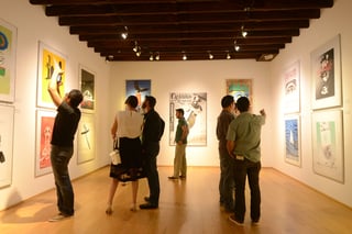 Duración. La muestra de la Bienal Internacional del Cartel  estará abierta al público durante tres meses en el Museo Arocena.