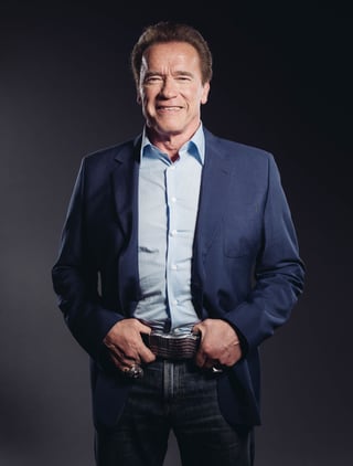 Trayectoria. Arnold Schwarzenegger se jacta del éxito que ha logrado en cine, política y deporte.
