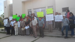 Abogados de la región lagunera se manifestaron en forma pacífica en el municipio de Matamoros. (El Siglo de Torreón)