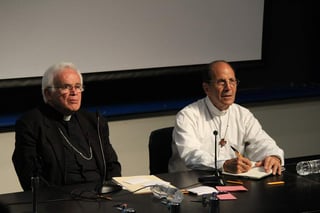 El obispo de Saltillo habló sobre la “emergencia humanitaria” generada por el modo en que se concibe la migración. (Notimex)