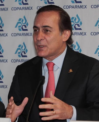 Juan Pablo Castañón, presidente Nacional de Coparmex. (ARCHIVO)