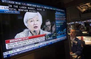 Anuncio. La presidenta de la Reserva Federal de EU, Janet Yellen, podría anunciar pronto un alza en las tasas de interés, por lo que los inversionistas están muy atentos.