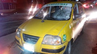 Accidente. Un taxi de la línea 'Mandarinas' arrolló a toda velocidad a un hombre de 62 años.