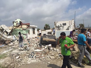 Un tornado azotó esta madrugada a Ciudad Acuña, dejando al menos 13 personas fallecidas. (Notimex)
