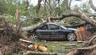 Texas se ha visto gravemente afectado en las últimas horas por tornados, tormentas e inundaciones. (EFE) 