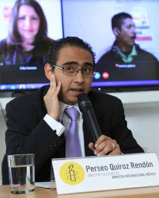 'Continuamos recibiendo informes de violaciones de derechos humanos cometidas por la policía y las fuerzas de seguridad', comentó Perseo Quiroz, director ejecutivo de AI México. (ARCHIVO)
