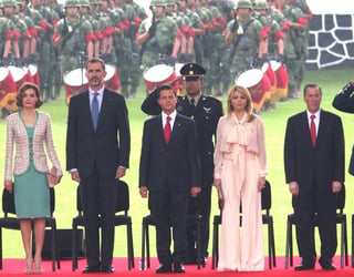 Peña Nieto mencionó que valora la distinción de que los reyes hayan elegido a México como el primer país de América Latina al que realizan una visita oficial. (EL UNIVERSAL)