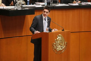 Postura. El senador panista Luis Fernando Salazar pide que se proceda contra Humberto Moreira.