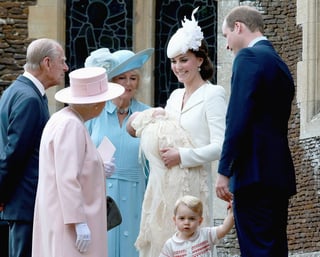 Familia real. Los miembros de la realeza británica estuvieros presentes en la ceremonia religiosa.