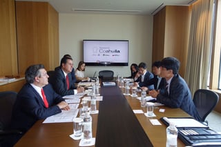 Visitas. Antonio Gutiérrez Jardón sigue realizando las visitas a empresarios de Seúl en Corea.