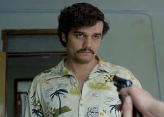 Protagonista. El actor brasileño Wagner Moura interpreta a Pablo Escobar en el programa realizado en Colombia.
