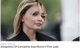 El texto llamado ''Denuncias de corrupción de la Primera Dama de México'', realiza un análisis de lo ocurrido con Rivera desde el día que salió a relucir su mansión a la fecha. (TWITTER)