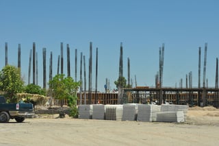 Obra. Avanza la construcción de las nuevas instalaciones de la PVC al oriente de la ciudad. (GUADALUPE MIRANDA)