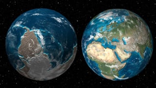 La página dinosaurpictures.org muestra algunas vistas panorámicas del planeta azul en diferentes épocas como los primeros vertebrados, el periodo Jurásico y la aparición de los primeros primates. (INTERNET)