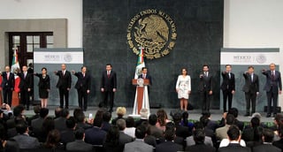 El presidente Enrique Peña Nieto anunció hoy los relevos en 10 cargos de su gabinete. (EL UNIVERSAL)