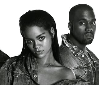 Rihanna se mostró encantada con la idea de la postulación de Kanye West para presidente de Estados Unidos en 2020. (Especial)