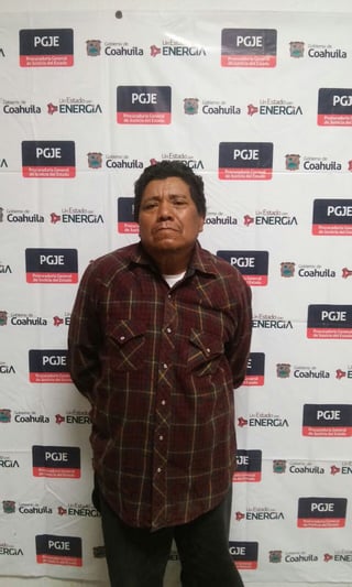 Detenido. Fue internado en el Centro de Reinserción Social de Torreón.